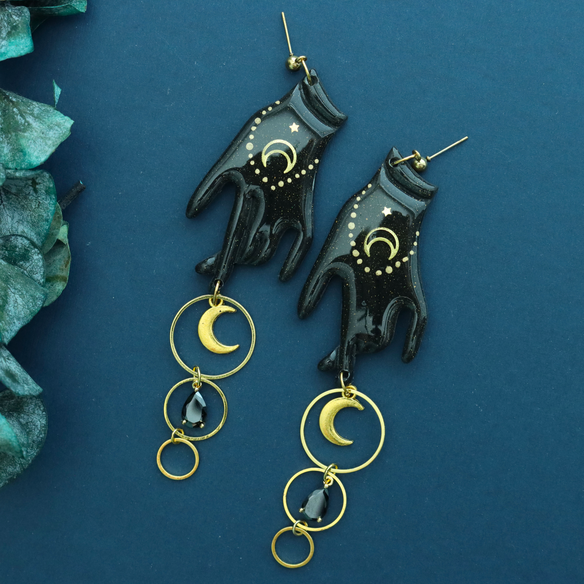 Tarot Hand Earrings